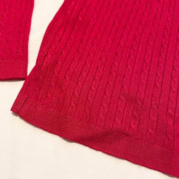 Tommy Hilfiger Womens Knit Sweater Size Small Red - Picture 7 of 16